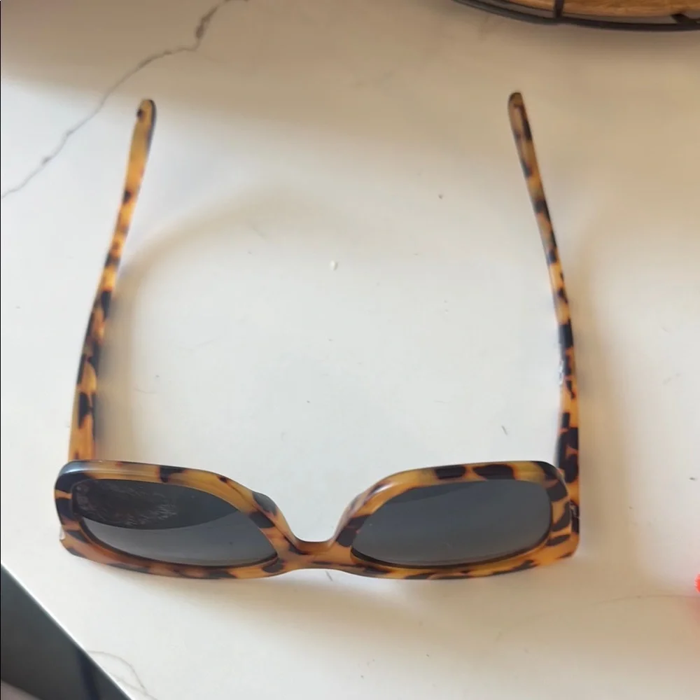 Tortoise Shell Square Sunglasses - Picture 2 of 5